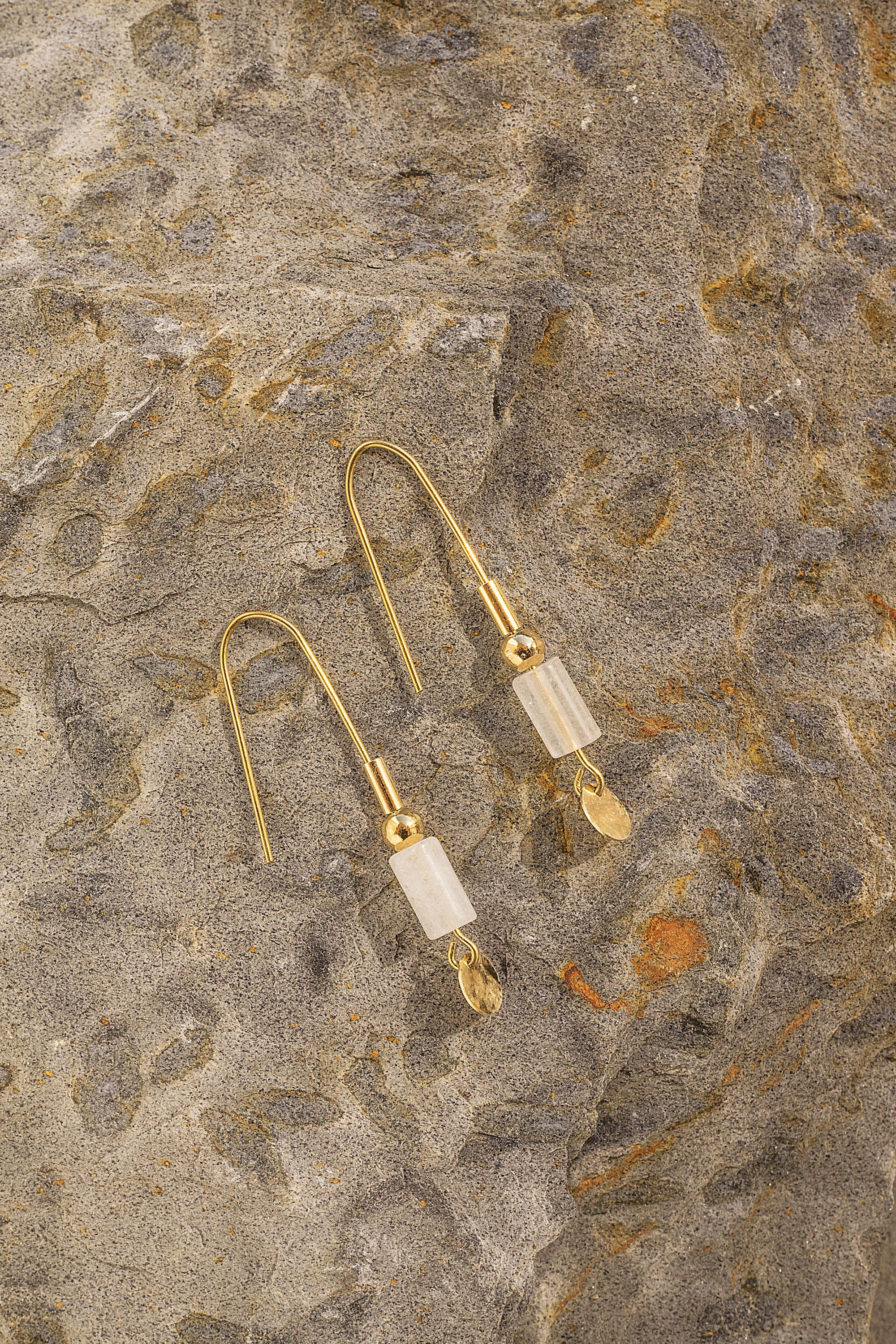 Jade Stone Ear Dangle
