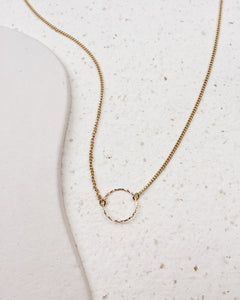 Fine Circle Necklace